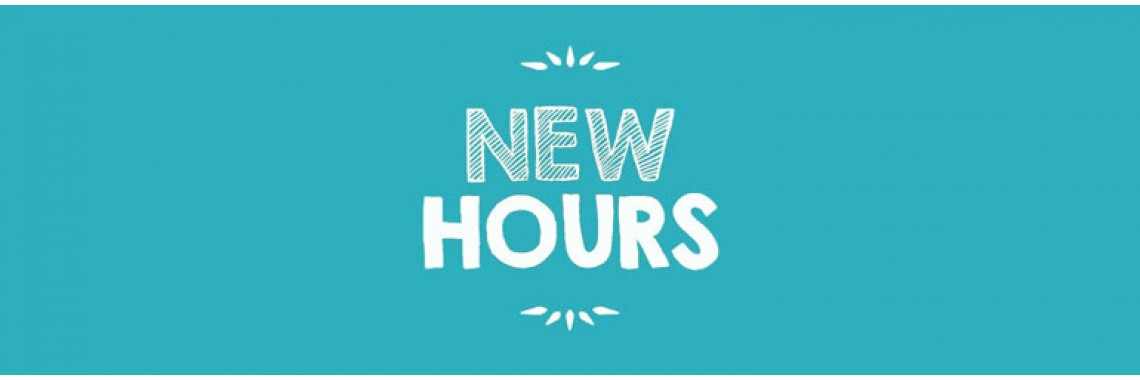 New Hours Start August 28th!